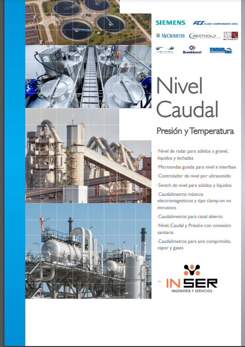 NIvel caudal - presión - temperatura